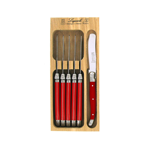 VERDIER SPREADERS 6 PC BOXED BRIGHT RED