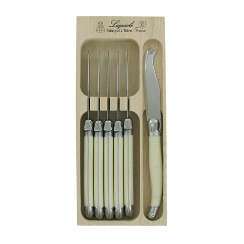 VERDIER FROMAGETTE 6 PC BOXED IVORY