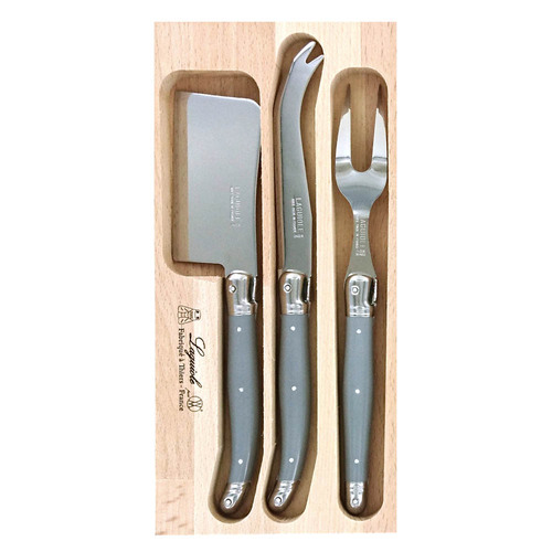 VERDIER CHEESE SET MOUSE GREY 3PC