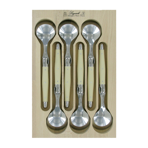 VERDIER SOUP SPOON IVORY 6PC SET