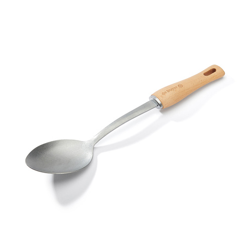 SPOON STAINLESS STEEL WOODEN BBOIS HANDL