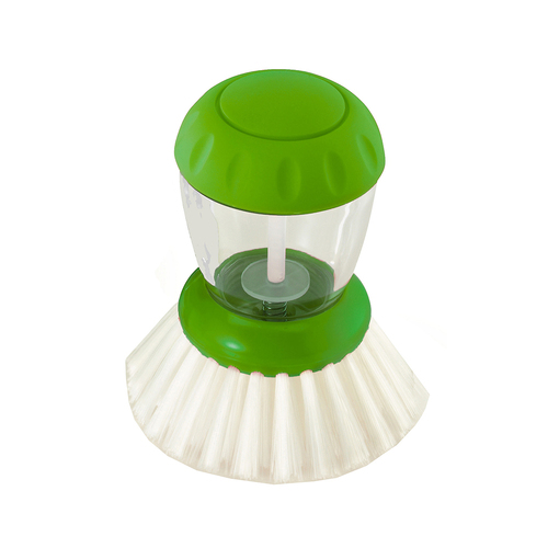 ZEAL DISH BRUSH W/DISPENSER LIME