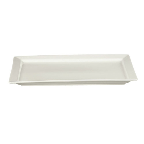 BISTRO RECT PLATTER 36.5X18X1.8CM CREAM