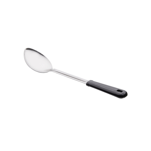 SPOON PLAIN 28CM BLACK HANDLE