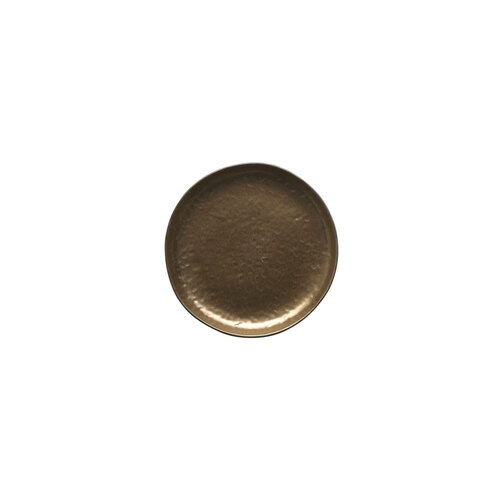 VILAMOURA BRONZE RND PLATE 220MM COUPE