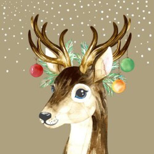 LUNCHEON - DEER BAUBLES