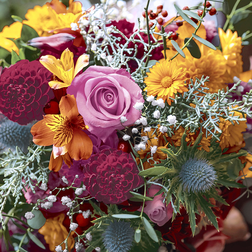 LUNCHEON -Meadow bouquet