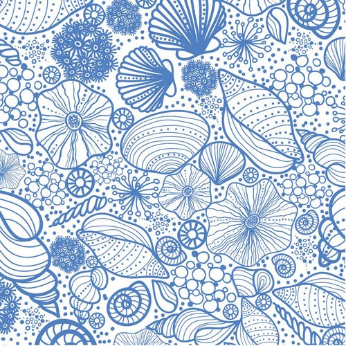 LUNCHEON - Seashell Pattern