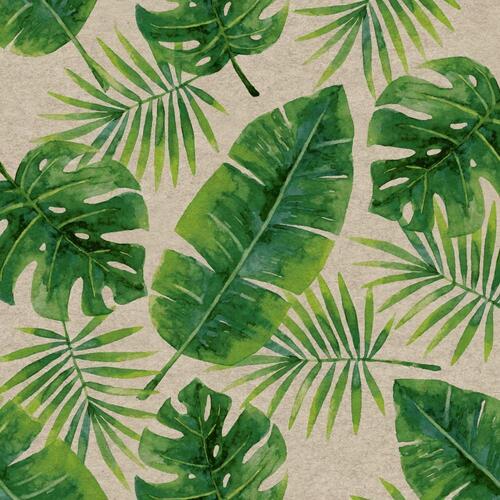 LUNCHEON - Tropical Leaves