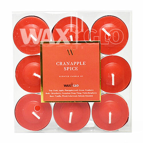 W SCENTED RANGE 4 HOUR TEALIGHTS (9pk) -