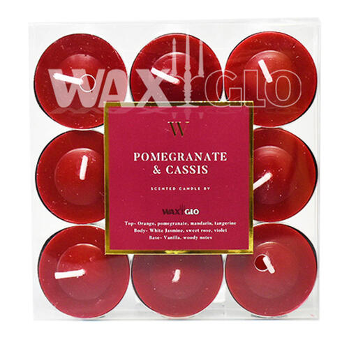 W SCENTED RANGE 4 HOUR TEALIGHT (9pk) -P