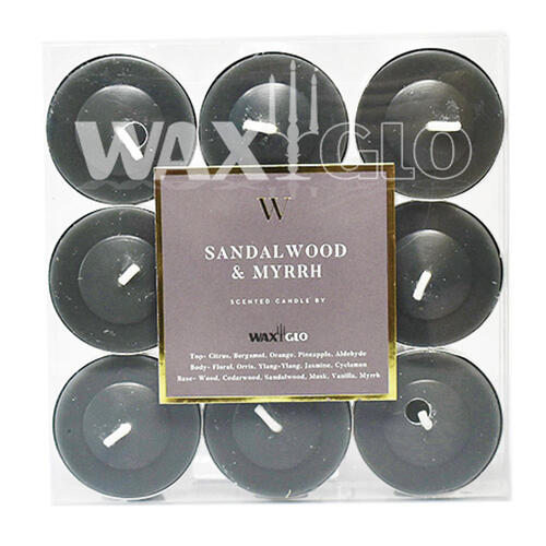 W SCENTED RANGE 4 HOUR TEALIGHT (9pk) -S