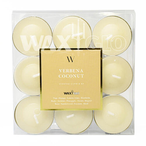 W SCENTED RANGE 4 HOUR TEALIGHTS (9pk) -